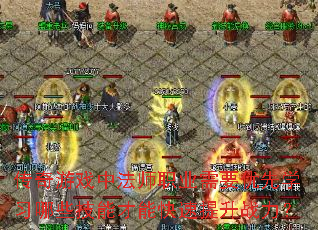 ������Ϸ�з�ʦְҵ��Ҫ����ѧϰ��Щ���ܲ��ܿ�������ս����