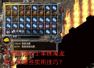 ����˽��սʿ����ħ����������Щʵ�ü��ɣ�