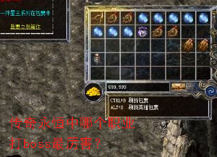 �����������ĸ�ְҵ��boss��������