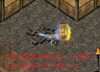 �����½������bug��������ӵȼ������ɱ�κ�boss��