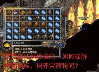 冰雪森林探险指南:如何破解神秘坐标,揭开宝藏秘闻? 冰雪森林探险指南:如何破解神秘坐标,揭开宝藏秘闻?