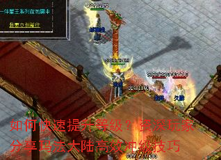 如何快速提升等级?资深玩家分享玛法大陆高效冲级技巧 如何快速提升等级?资深玩家分享玛法大陆高效冲级技巧