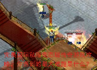 完美国际私服变态版传奇游戏攻略,你遇到的最大难题是什么? 完美国际私服变态版传奇游戏攻略,你遇到的最大难题是什么?