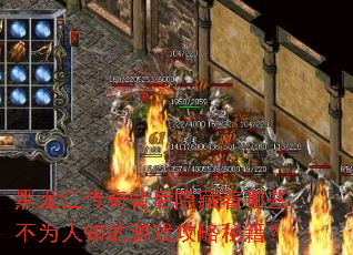 黑龙江传奇背后隐藏着哪些不为人知的游戏攻略秘籍? 黑龙江传奇背后隐藏着哪些不为人知的游戏攻略秘籍?